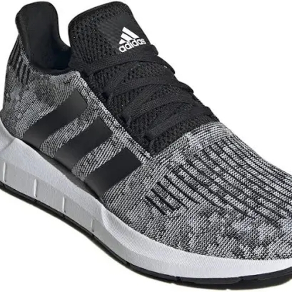 Adidas Black and Gray Performance Socks